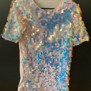 Sparkly mini dress